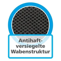 GSW Wok pro 32 cm Fond 3 PLY nid d abeille Poignee rivetee Inox Tous feux avec couvercle