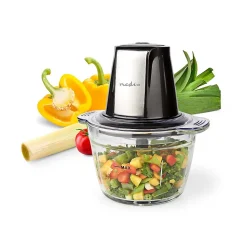 Hacheur d'Aliments 500W 1L Verre 1 Vitesse 500W NEDIS