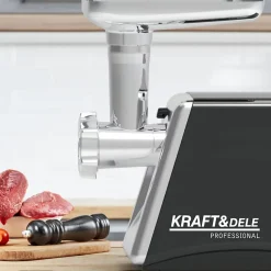 Hachoir À Viande Électrique 2000 W Avec Accessoires Pour Saucisses Pâtés