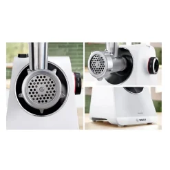 Hachoir à viande 500w blanc Bosch MFWS607W série 6