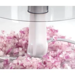 Hachoir Electrique BOSCH MMR08R2 - Rouge/Gris - 400W - Capacité 0,8L - Couteau inox - Batteur a blancs