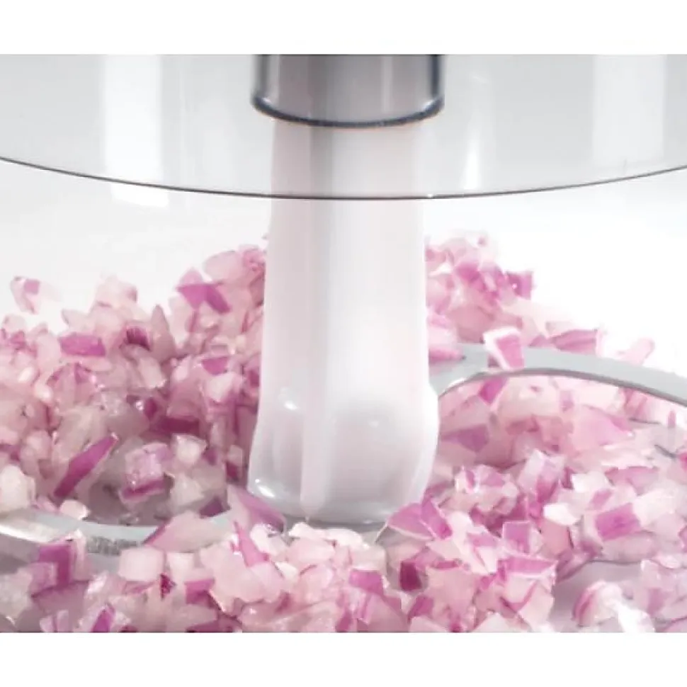 Hachoir Electrique BOSCH MMR08R2 - Rouge/Gris - 400W - Capacité 0,8L - Couteau inox - Batteur a blancs