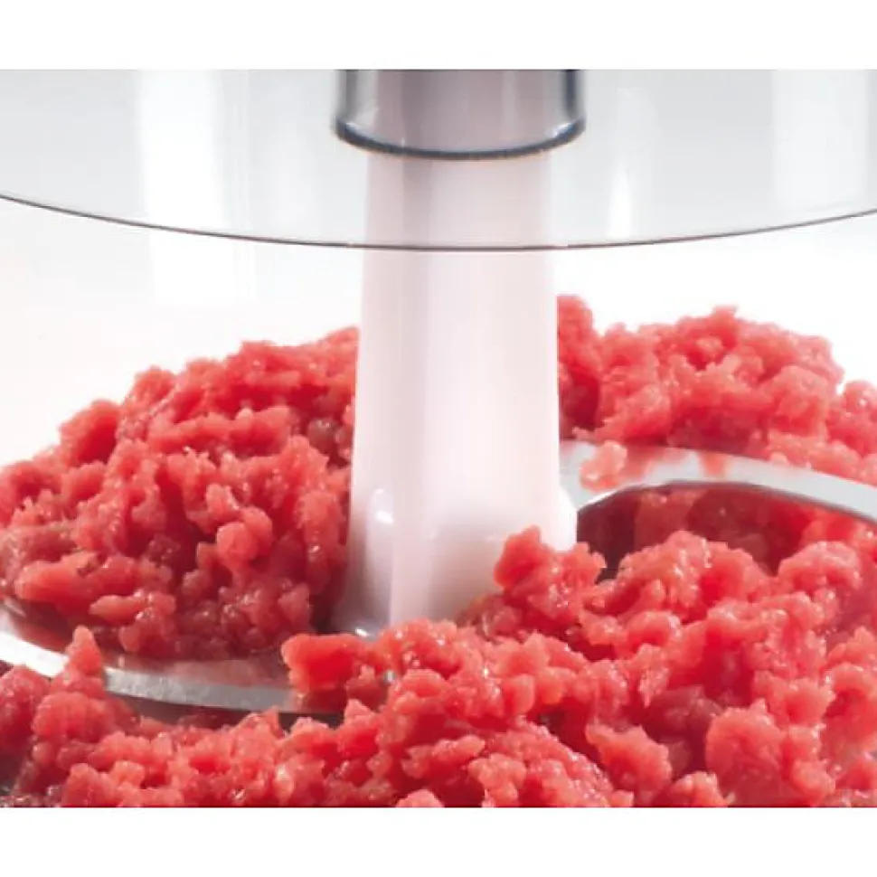 Hachoir Electrique BOSCH MMR08R2 - Rouge/Gris - 400W - Capacité 0,8L - Couteau inox - Batteur a blancs