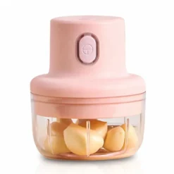 Hachoir électrique portable sans fil 100ml Rose Herzberg HG03183-PNK