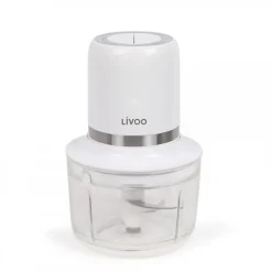 Hachoir électrique sans fil Livoo, 200 W, 1,2 L, Blanc