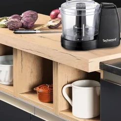 Hachoir électrique Techwood THA-156 - 375 ml 150W - 2 vitesses - Coloris Noir
