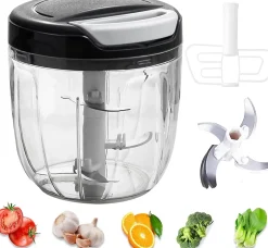 Hachoir Manuel a Ficelle de 100ML noir