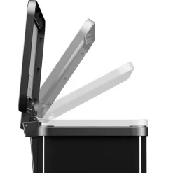 Hailo Poubelle à pédale Oko Duo Plus Taille L 17+9 L Noir 0630 260