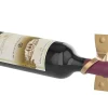 Helix Simple doré support à bouteille de vin mural pour 1 bouteille gauche