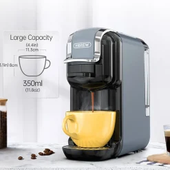 HiBREW H2B Machine à café multi-capsules 5-en-1, infusion froide et chaude (gris).