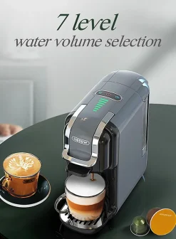 HiBREW H2B Machine à café multi-capsules 5-en-1, infusion froide et chaude (gris).