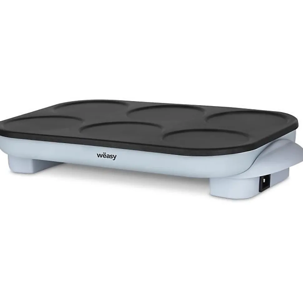 HKOENIG - Crepiere electrique - 1500 W - 11 5 cm - Antiadhesive - 6 mini crepes