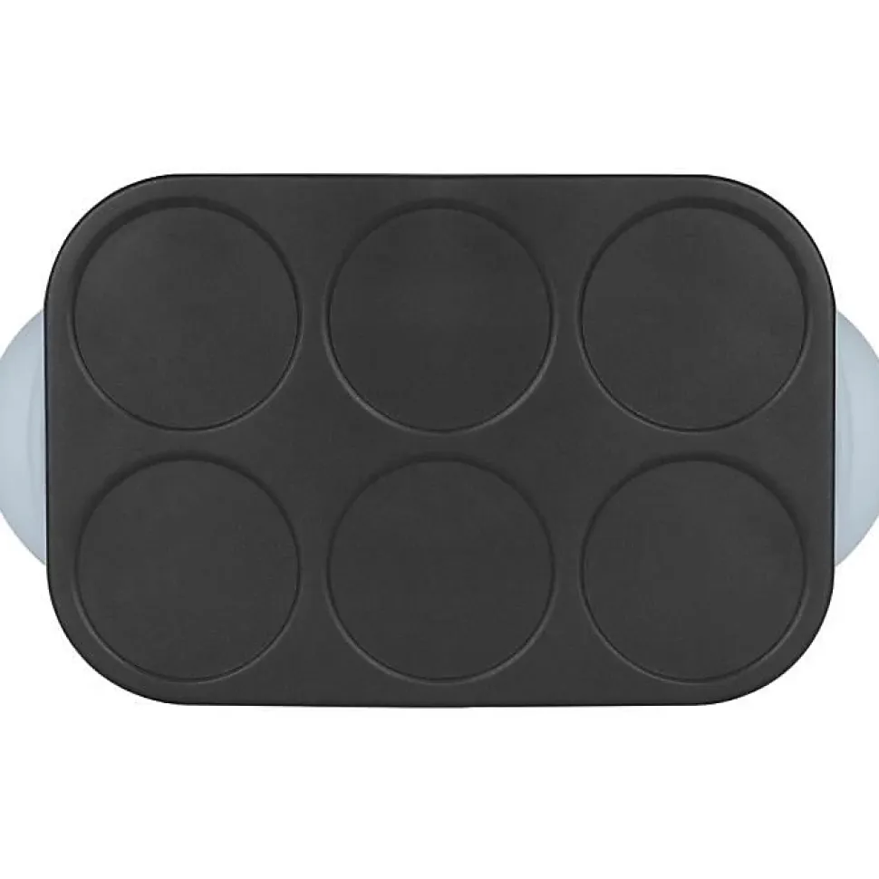 HKOENIG - Crepiere electrique - 1500 W - 11 5 cm - Antiadhesive - 6 mini crepes