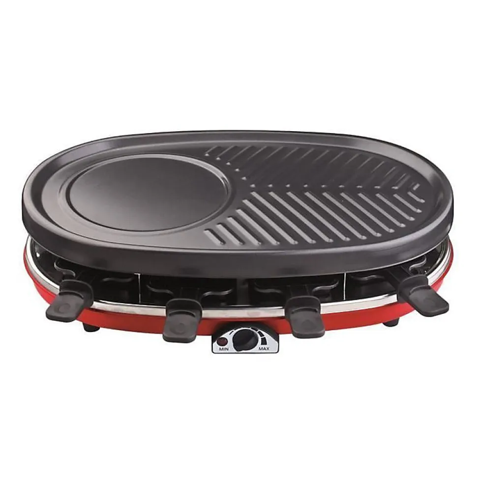 H.KoeNIG RP418 Appareil a raclette 8 personnes - Rouge