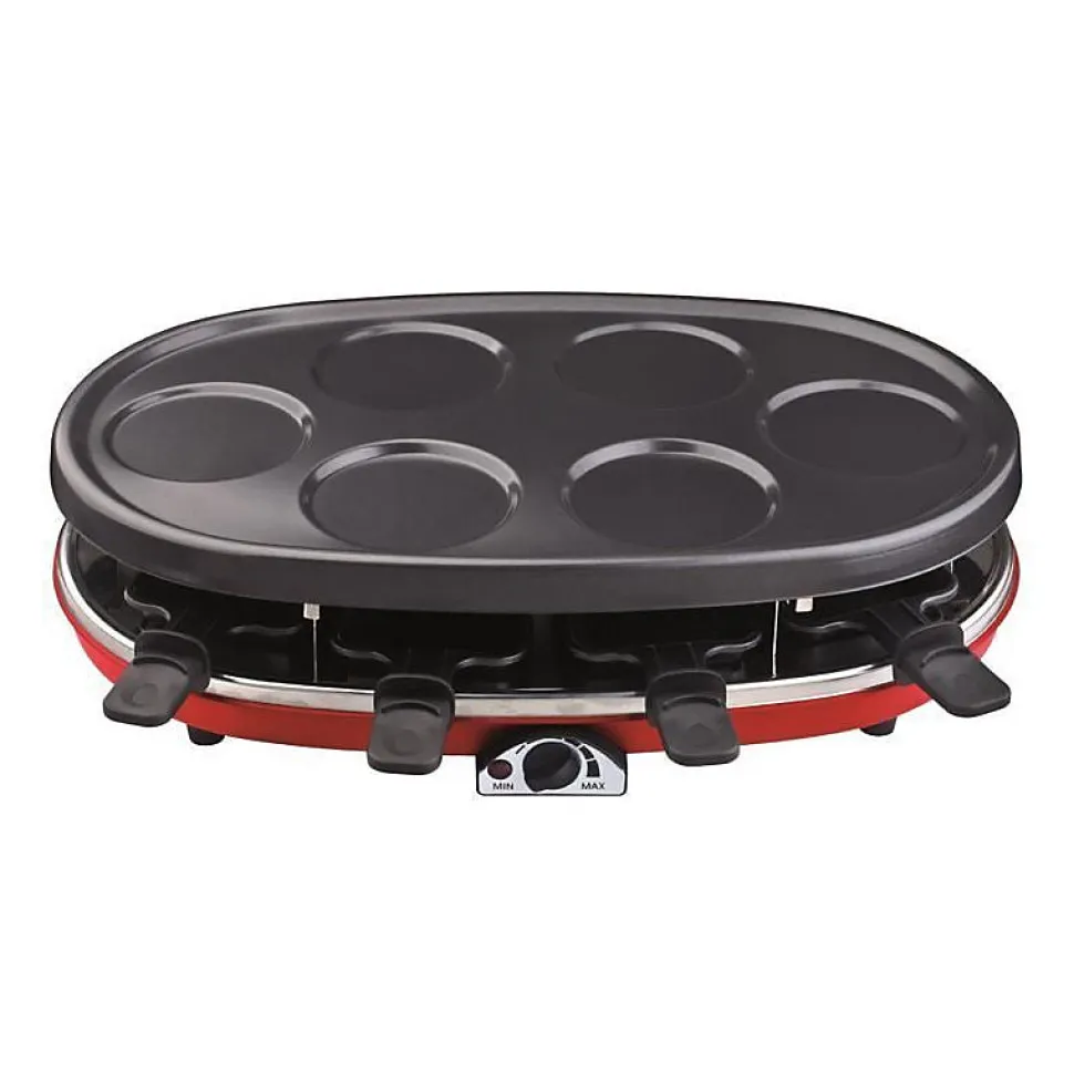 H.KoeNIG RP418 Appareil a raclette 8 personnes - Rouge