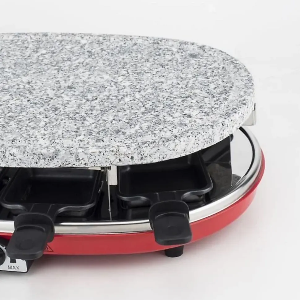 H.KoeNIG RP418 Appareil a raclette 8 personnes - Rouge