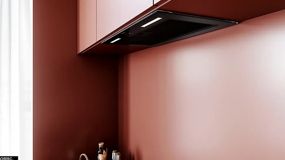 Hotte Casquette Aspirante Silencieuse - 60 cm - 445 m3/h - PIMOTION GEST - Noir