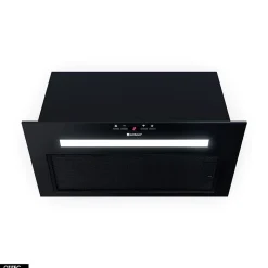 Hotte Casquette Aspirante Silencieuse - 60 cm - 575 m3/h - AGENDERO - Noir