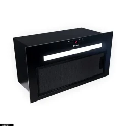 Hotte Casquette Aspirante Silencieuse - 60 cm - 575 m3/h - AGENDERO - Noir