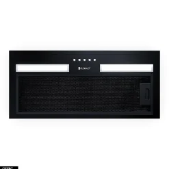 Hotte Casquette Aspirante Silencieuse - 60 cm - 320 m3/h - HADARIO - Noir