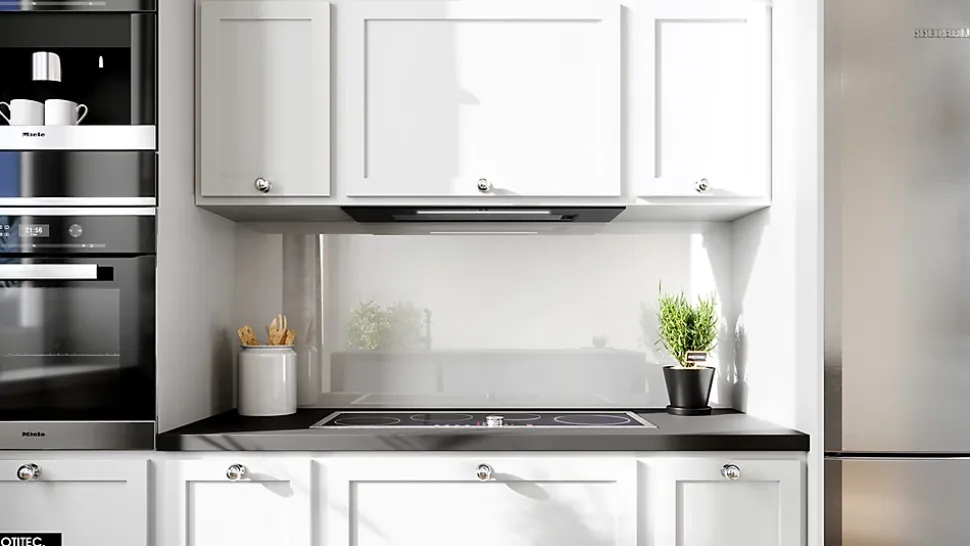 Hotte Casquette Aspirante Silencieuse - 80 cm - 565 m3/h - AGENDERO - Noir