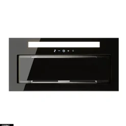 Hotte Casquette Aspirante Silencieuse - 60 cm - 525 m3/h - LOTEO - Noir