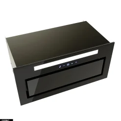 Hotte Casquette Aspirante Silencieuse - 60 cm - 525 m3/h - LOTEO - Noir