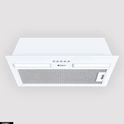 Hotte Casquette Aspirante Silencieuse - 60 cm - 320 m3/h - HADARIO - Blanc