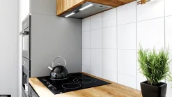 Hotte Casquette Aspirante Silencieuse - 60 cm - 320 m3/h - HADARIO - Inox