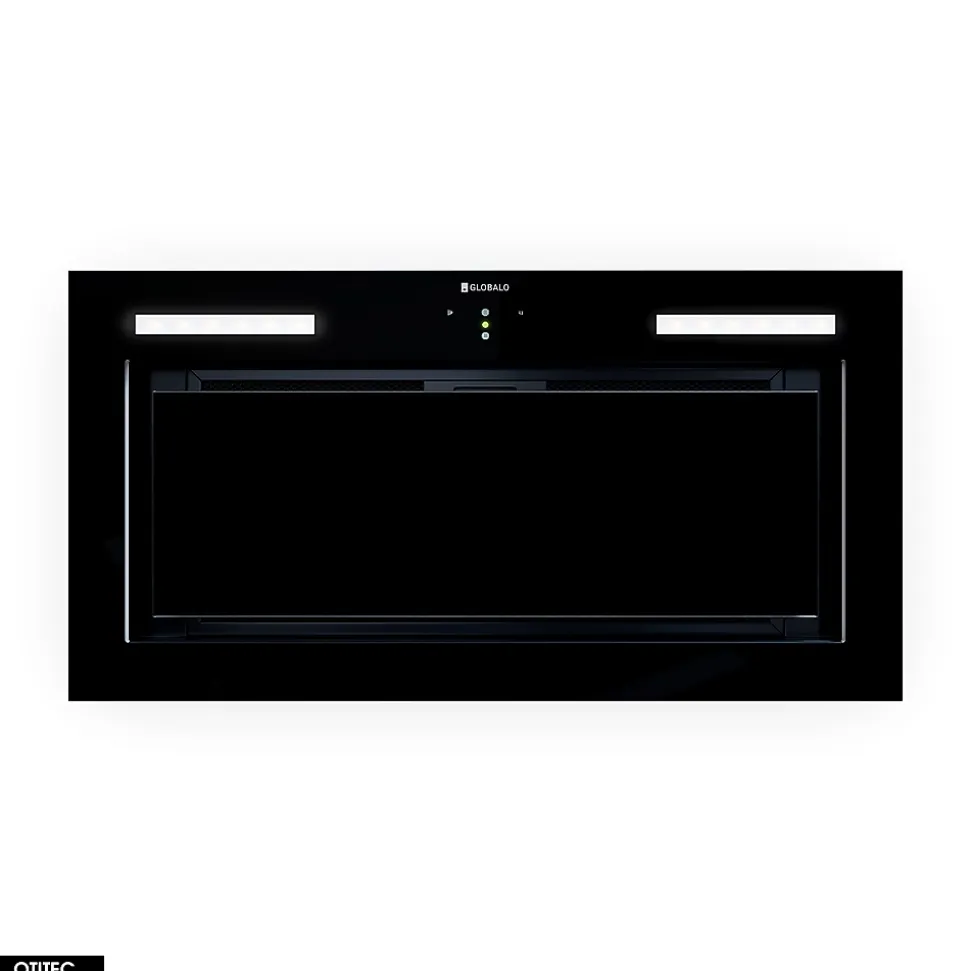 Hotte Casquette Aspirante Silencieuse - 60 cm - 545 m3/h - LUMOTION - Noir