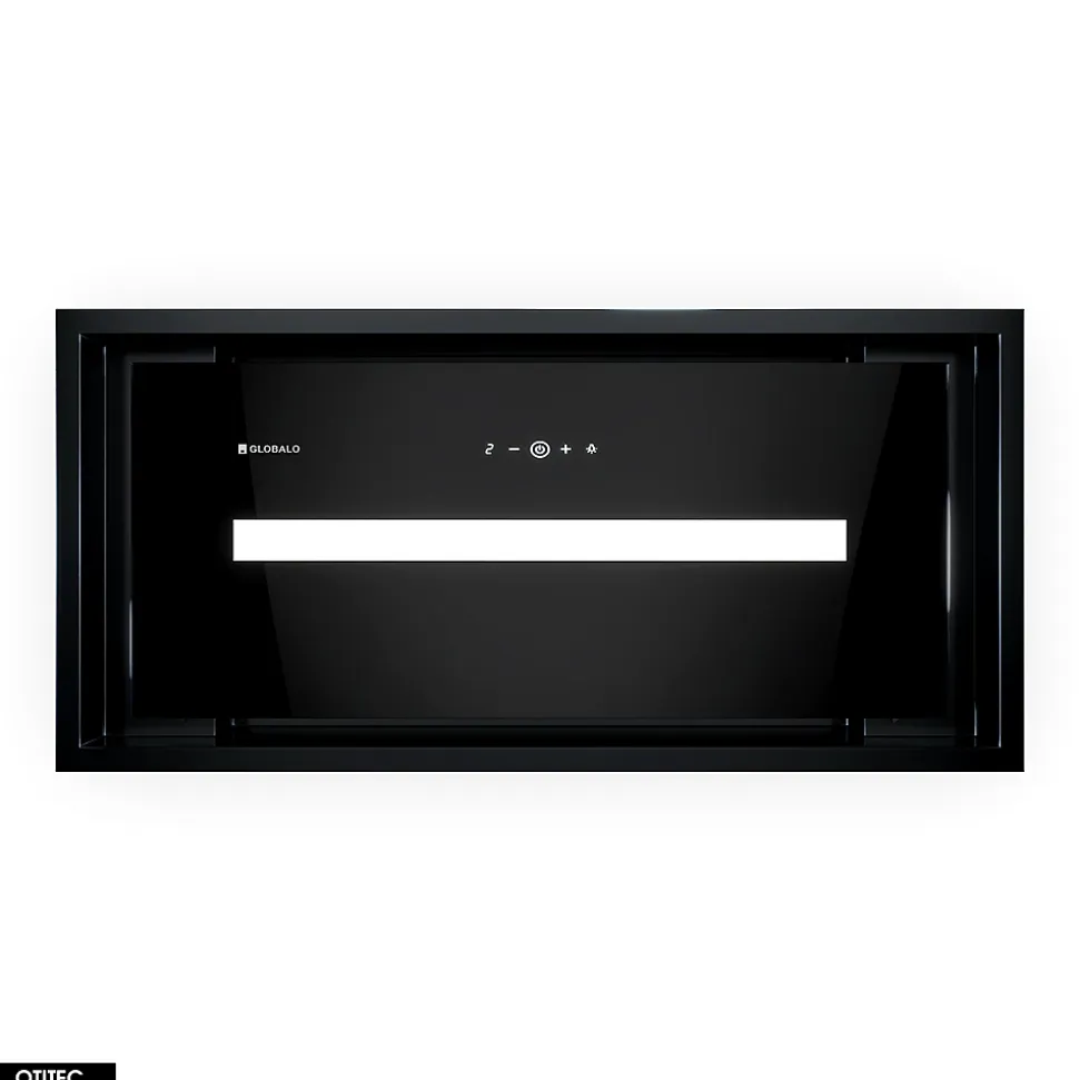 Hotte Casquette Aspirante Silencieuse - 60 cm - 720 m3/h - PINELIO - Noir