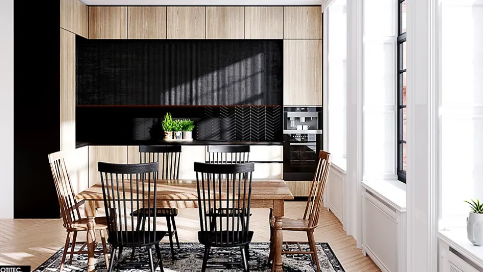 Hotte Casquette Aspirante Silencieuse - 60 cm - 720 m3/h - PINELIO - Noir