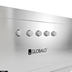 Hotte Casquette Aspirante Silencieuse - 60 cm - 320 m3/h - DELICO - Inox