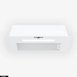 Hotte Casquette Aspirante Silencieuse - 80 cm - 565 m3/h - AGENDERO - Blanc