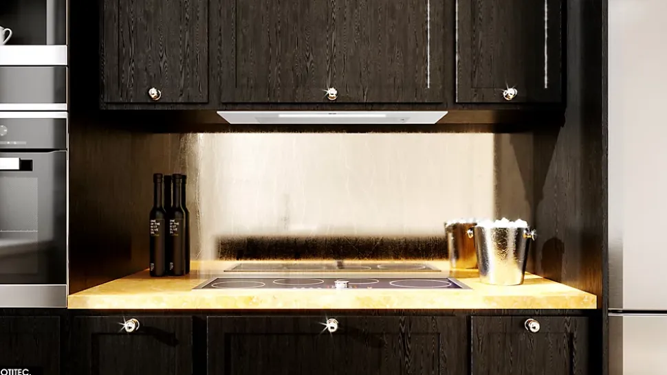 Hotte Casquette Aspirante Silencieuse - 80 cm - 565 m3/h - AGENDERO - Blanc