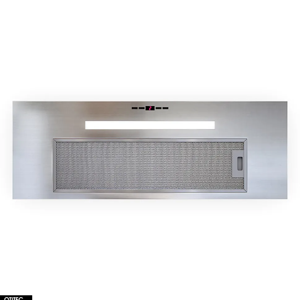 Hotte Casquette Aspirante Silencieuse - 80 cm - 565 m3/h - AGENDERO - Inox