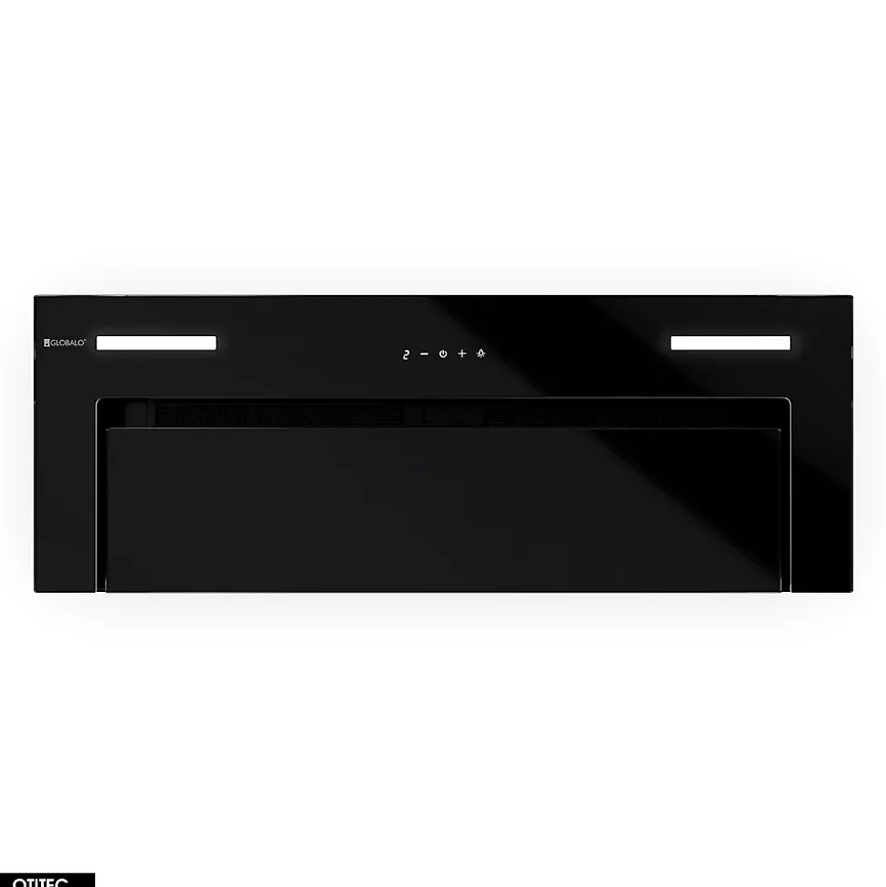 Hotte Casquette Aspirante Silencieuse - 80 cm - 570 m3/h - GINGERO - Noir