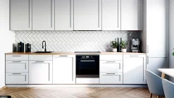 Hotte Casquette Aspirante Silencieuse - 80 cm - 570 m3/h - GINGERO - Noir