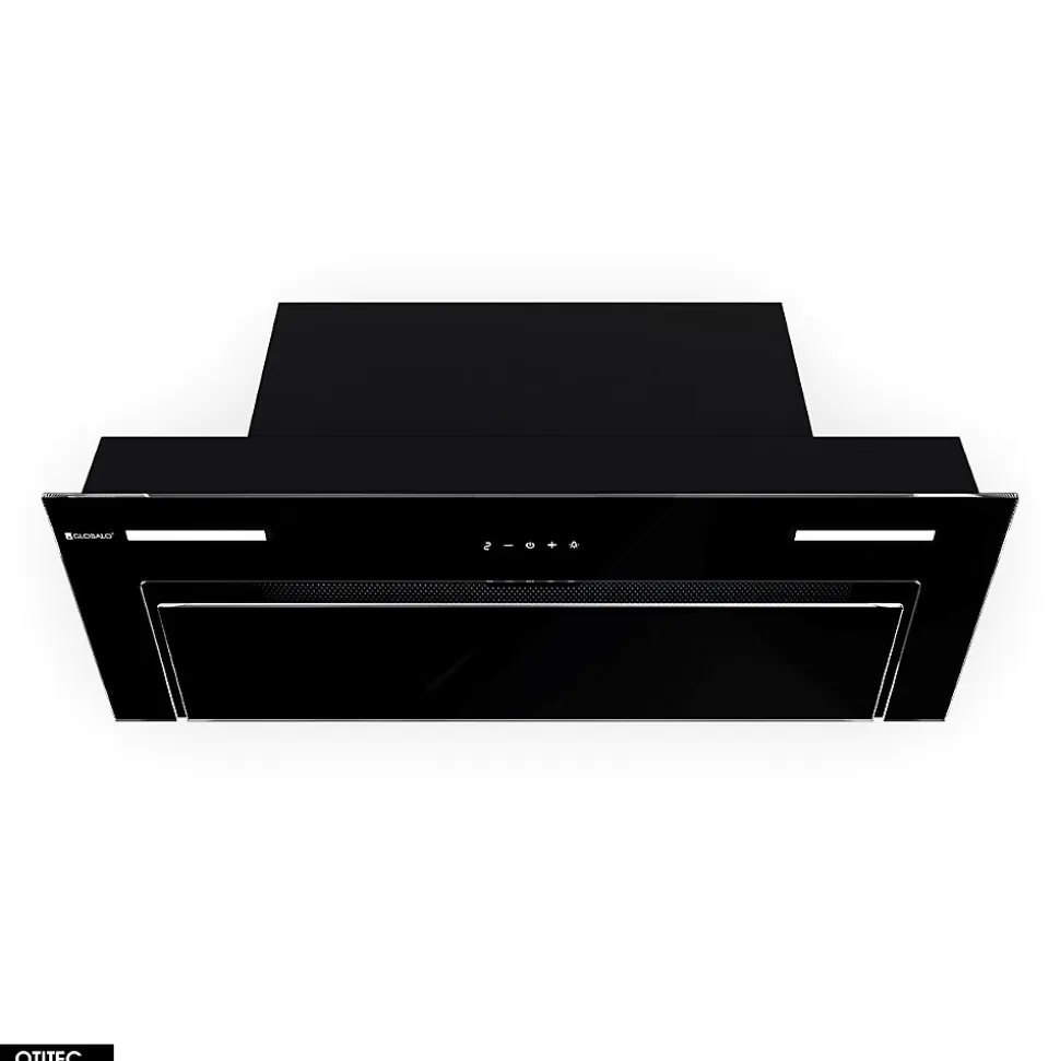 Hotte Casquette Aspirante Silencieuse - 80 cm - 570 m3/h - GINGERO - Noir