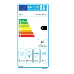 Hotte cuisine Elica murale SHIRE blanc 90 cm