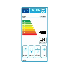 Hotte cuisine Elica recyclage KREA noir 90 cm