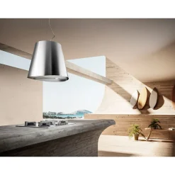 Hotte cuisine Elica suspendue acier inox JUNO 50 cm - Nouvelle version