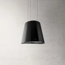 Hotte cuisine Elica suspendue inox noir JUNO 50 cm - Nouvelle version