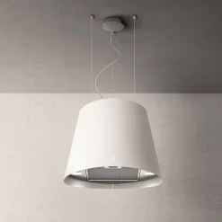 Hotte cuisine Elica suspendue inox blanc JUNO 50 cm - Nouvelle version