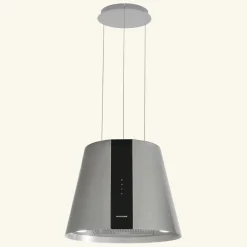 Hotte cuisine en îlot Silverline PURE PLUS argenté 50 cm