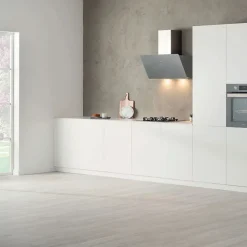 Hotte cuisine murale Silverline ARAE gris 90 cm