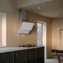 Hotte cuisine murale Silverline FARO blanc 90 cm