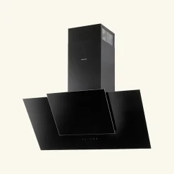 Hotte cuisine murale Silverline OLI noire 90 cm