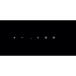 Hotte cuisine murale Silverline OLI noire 90 cm