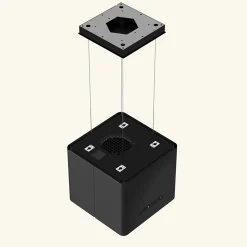 Hotte cuisine Silverline suspendue BRAGA noir 40 cm